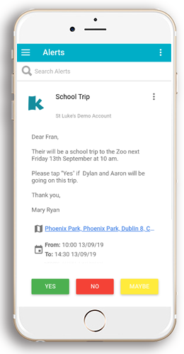 School Event Alert
